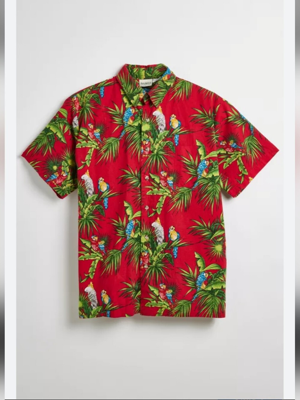 Vintage Tropical Button Down Shirt Men's Size Large NWOT